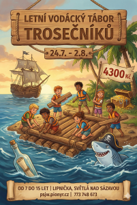 Letní Vodácký Tábor 2026 - Trosečníci