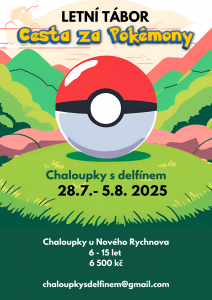 Chaloupky s Delfínem - Cesta za pokémony 28. 7. - 5. 8. 2025