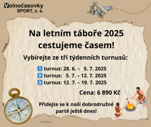 III. turnus_Cestování časem - táborové dobrodružství v přírodě