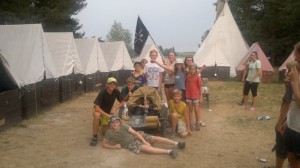 Skautský tábor Jabloňov 2016