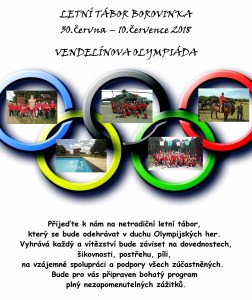 Letní tábor Borovinka - Vendelínova olympiáda